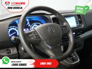 Citroën ë-Jumpy Пасажирський транспорт SpaceTourer 50 кВт-год Авт. L3 220 км WLTP €32 602,00 в т.ч. ПДВ Швидкий зарядний пристрій/ 2x зсувні двері/ Ксенон/ Сидіння/ Navi/ Carplay/ Клімат