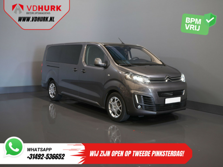 Citroën ë-Jumpy Trasporto Passeggeri SpaceTourer 50 kWh Aut. L3 220 km WLTP €32.602,00 IVA inclusa Caricatore rapido/ 2x Porta scorrevole/ Xenon/ Seatverw./ Navi/ Carplay/ Climatizzatore/