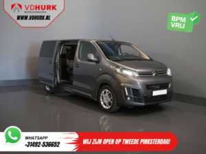 Citroën ë-Jumpy Personentransport SpaceTourer 50 kWh Aut. L3 220 km WLTP €32.602,00 inkl. MwSt. Schnellladegerät/ 2x Schiebetür/ Xenon/ Sitzverw./ Navi/ Carplay/ Klima/
