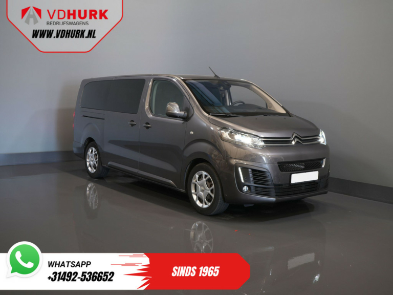 Citroën ë-Jumpy Trasporto Passeggeri SpaceTourer 50 kWh Aut. L3 220 km WLTP €32.602,00 IVA inclusa Caricatore rapido/ 2x Porta scorrevole/ Xenon/ Seatverw./ Navi/ Carplay/ Climatizzatore/