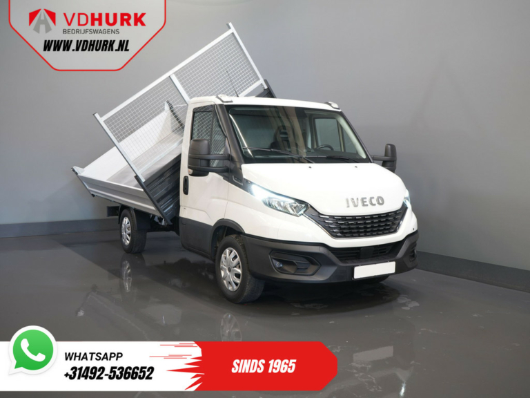 Iveco Daily Kipper 35S16V 2.3 160 hp Aut. ZF 3 Side Kipper LED/ 3.5t Towing M./ Gev.Seats/ Climate/ Cruise/ DAB/ Open Cargo Box/ Pick Up/ Tipper/ Ki