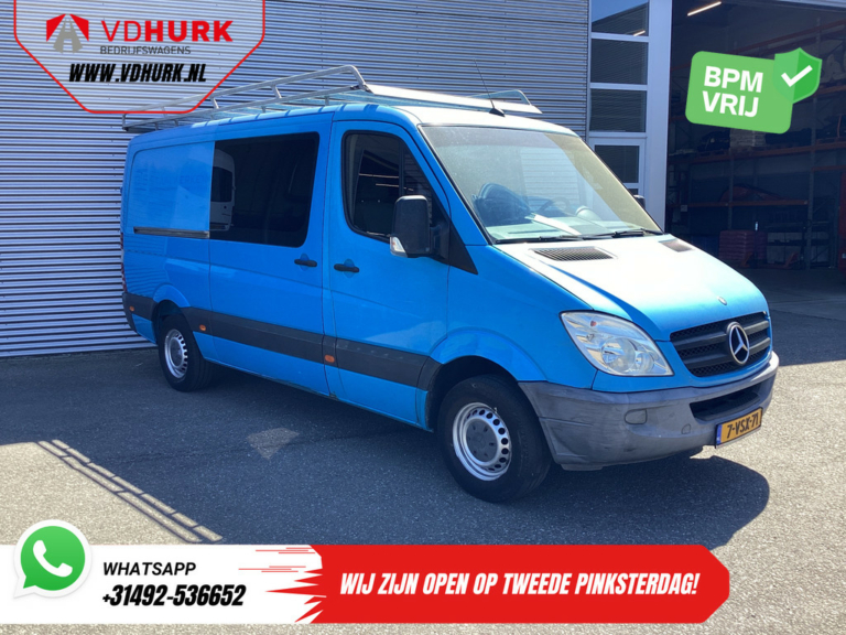 Mercedes-Benz Sprinter Van 313 2.2 CDI Aut. L2 DC Double Cab EXPORT ONLY Airco/ 2.8t Towing device / Roof rack & stairs