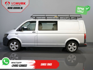 Volkswagen Transporter Van 2.0 TDI L2 DC Double Cab BPM БЕЗКОШТОВНО! NL Автомобіль/ Багажник на даху/ Carplay/ 18