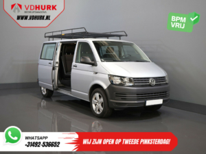 Volkswagen Transporter Van 2.0 TDI L2 DC Double Cab BPM БЕЗКОШТОВНО! NL Автомобіль/ Багажник на даху/ Carplay/ 18