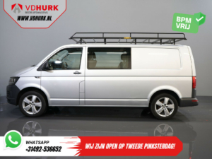 Volkswagen Transporter Van 2.0 TDI L2 DC Double Cab BPM БЕЗКОШТОВНО! NL Автомобіль/ Багажник на даху/ Carplay/ 18
