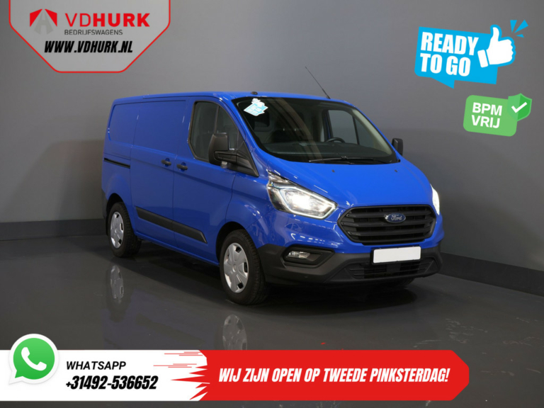 Ford Transit Custom Van 2.0 TDCI 130 hp Aut. BPM FREE! Ready2Go! BOTT Interior L+R/ Belt V.V/ Inverter/ Gev.Stoel/ Stoelverw./ Cruise/ PDC/ Towbar/ 