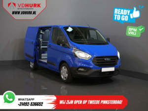 Ford Transit Custom Van 2.0 TDCI 130 ch Aut. BPM GRATUIT ! Ready2Go ! BOTT Interior L+R/ Belt V.V/ Inverter/ Gev.Stoel/ Stoelverw./ Cruise/ PDC/ Towbar/ 