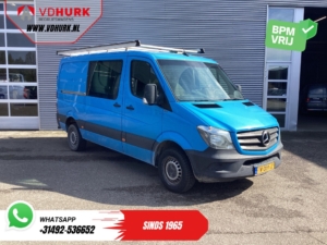 Mercedes-Benz Sprinter Van 314 2.2 CDI авт. E6 L2 DC Double Cab BPM FREE! / 3.5t Буксирний пристрій / Кріплення / Багажник на даху / Кондиціонер / Навігація