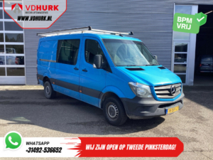 Mercedes-Benz Sprinter Van 314 2.2 CDI Aut. E6 L2 DC Double Cab BPM FREE!/ 3.5t Matériel de remorquage/ Fixture/ Galerie de toit/ Airco/ Navi
