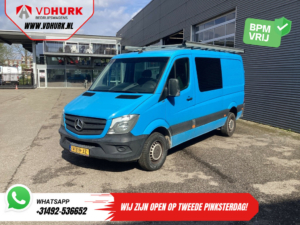 Mercedes-Benz Sprinter Van 314 2.2 CDI Aut. E6 L2 DC Double Cab BPM FREE!/ 3.5t Matériel de remorquage/ Fixture/ Galerie de toit/ Airco/ Navi
