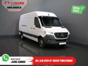 Mercedes-Benz Sprinter Van 519 3.0 CDI V6 Aut. L3H2 BPM FREE ! LED/ Double air/ 270Gr. Portes/ Alarme III/ Navi/ Carplay/ Caméra/ PDC/ Croisière/ Attelage/ Ai