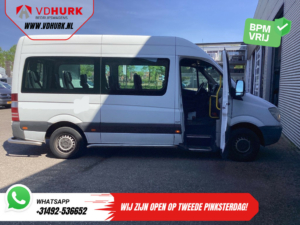 Mercedes-Benz Sprinter Trasporto Carrozzine 313 2.2 CDI L2H2 € 10.164 IVA inclusa BPM FREE! Combi/ 9 persone/ Kombi/ 9P/ Airco/ Sollevatore per sedie a rotelle