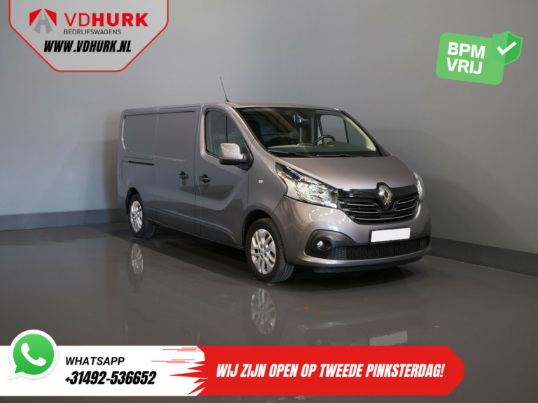 Renault Trafic Bestelbus 1.6 dCi 125 pk L2 BPM VRIJ! Climate/ Camera/ Cruise/ Trekhaak/ Navi/ PDC/ LMV