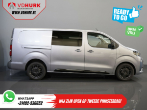 Citroën Jumpy Bestelbus 2.0 HDI 180 pk Aut. L3 DC Dubbel Cabine BPM VRIJ! 6 Pers./ 2x Schuifdeur/ Carplay/ Navi/ Camera/ Cruise/ Airco