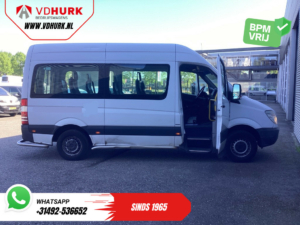 Пасажирський транспорт Mercedes-Benz Sprinter 313 2.2 CDI авт. L2H2 € 9 975,24 Вкл. ПДВ BPM БЕЗКОШТОВНО! ТІЛЬКИ ДЛЯ ЕКСПОРТУ Комбі/ 9 осіб/ Комбі/ 9P/ Кондиціонер/ Підйомник для інвалідних візків