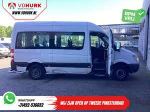 Mercedes-Benz Sprinter Personenvervoer 313 2.2 CDI Aut. L2H2 € 9.975,24 Incl. BTW BPM VRIJ! EXPORT ONLY Combi/ 9 Persoons/ Kombi/ 9P/ Airco/ Rolstoellift