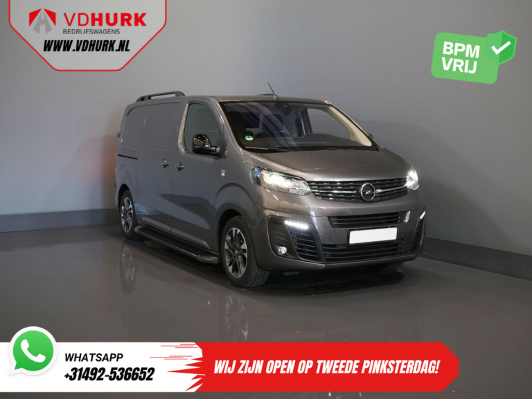 Opel Vivaro Van 2.0 CDTI 180 ch L2 Aut. BPM FREE ! 2x Porte coulissante/ Xenon/ Climatisation/ LMV/ Chauffage d'appoint/ Carplay/ Caméra/ Marchepieds latéraux/ Rails de toit