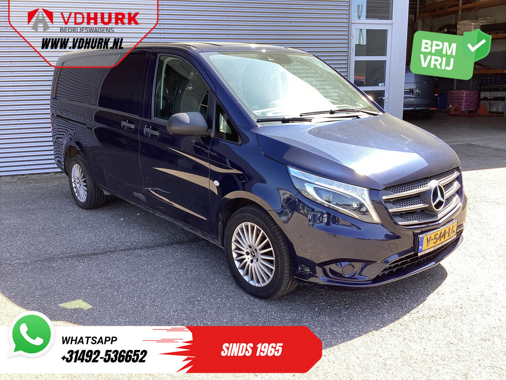 Mercedes-Benz Vito Van 119 CDI L2 Aut. BPM БЕЗКОШТОВНО! 2x зсувні двері / Шкіра / LED / Клімат / Круїз / Камера / Навігатор / Фаркоп