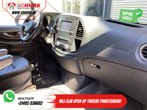 Mercedes-Benz Vito Bestelbus 119 CDI L2 Aut. BPM VRIJ! 2x Schuifdeur/ Leder/ LED/ Climate/ Cruise/ Camera/ Navi/ Trekhaak