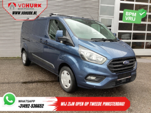 Ford Transit Custom Bestelbus 2.0 TDCI 130 pk Aut. L2 Trend BPM VRIJ! Adapt. Cruise/ Carplay/ Camera/ Navi/ PDC/ Trekhaak