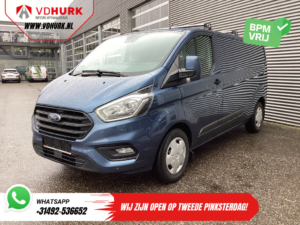 Ford Transit Custom Bestelbus 2.0 TDCI 130 pk Aut. L2 Trend BPM VRIJ! Adapt. Cruise/ Carplay/ Camera/ Navi/ PDC/ Trekhaak