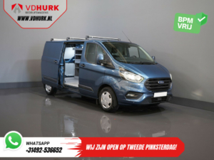Ford Transit Custom Van 2.0 TDCI 130 ch Aut. L2 Trend BPM GRATUIT ! Adapt. Cruise/ Carplay/ Camera/ Navi/ PDC/ Towbar