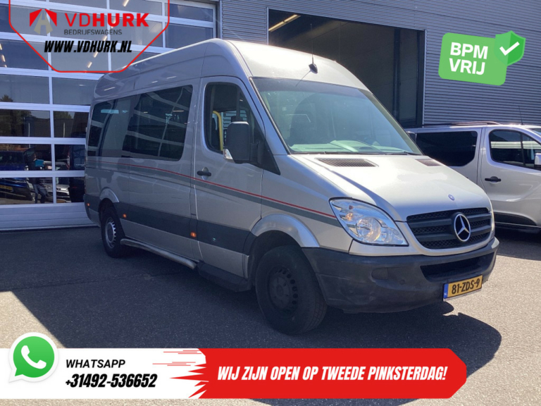 Mercedes-Benz Sprinter Personenvervoer 313 2.2 CDI Aut. L2H2 €XXX Incl. BTW BPM VRIJ! EXPORT ONLY Rolstoelvervoer/ Combi/ 9 Persoons/ Kombi/ 9P/ Airco/ Rolstoellift