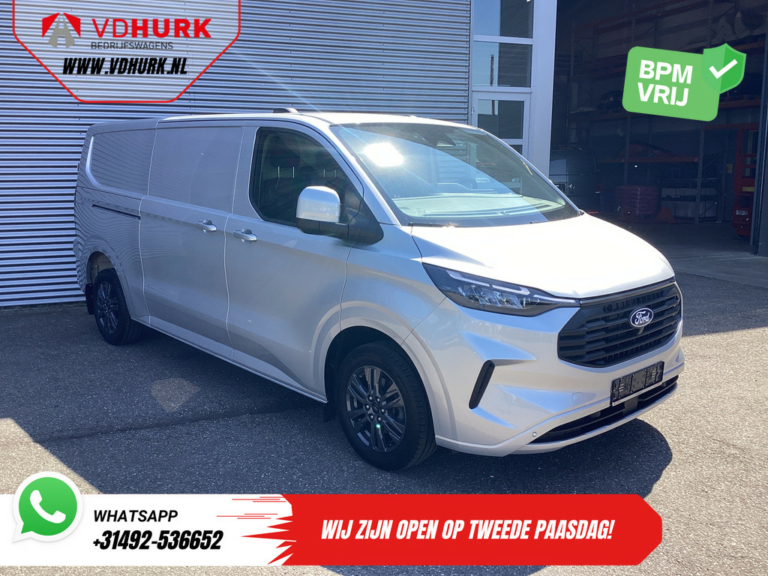 Ford Transit Custom Bestelbus 320 2.0 TDCI L2 Limited BPM VRIJ! Garantie tot 2-2028/ Adap.Cruise/ LED/ Stoelverw./ Camera/ PDC/ Climate
