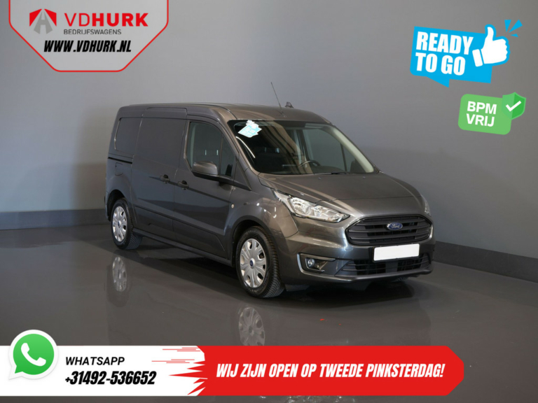 Ford Transit Connect Bestelbus 1.0 EcoBoost BENZINE L2 Trend BPM VRIJ! Ready2Go NL Auto/ Carplay/ Airco/ Camera/ Cruise/ PDC