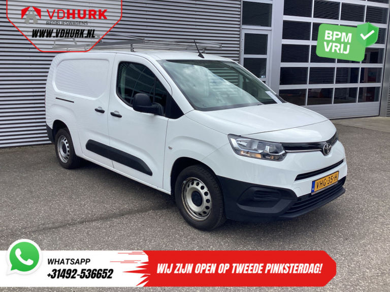 Toyota PROACE CITY Furgoneta 1.5 100 CV L2 BPM ¡GRATIS! Portaequipajes/ Coche NL/ Aire acondicionado/ Crucero/ Gancho de remolque