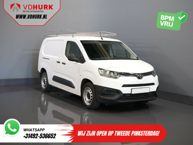 Toyota PROACE CITY Bestelbus 1.5 100 pk L2 BPM VRIJ! Imperiaal/ NL Auto/ Airco/ Cruise/ Trekhaak