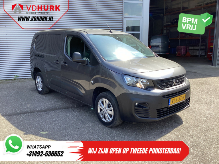 Peugeot Partner Furgoneta 1.5 HDI 130 CV Aut. L2 BPM ¡GRATIS! 3 Pers./ Navi/ Keyless/ Carplay/ Camera/ PDC/ LMV/ Cruise/ Airco