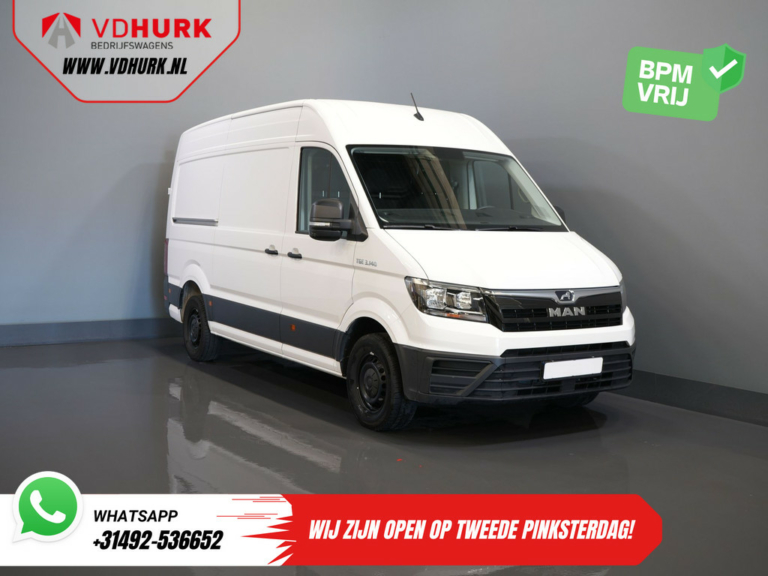MAN TGE Van 35 2.0 140 hp Aut. L3H3 BPM FREE ! Siège rabattable/ Feux de travail/ Carplay /Caméra/ Croisière/ Attelage/ Marchepied/ Aircp