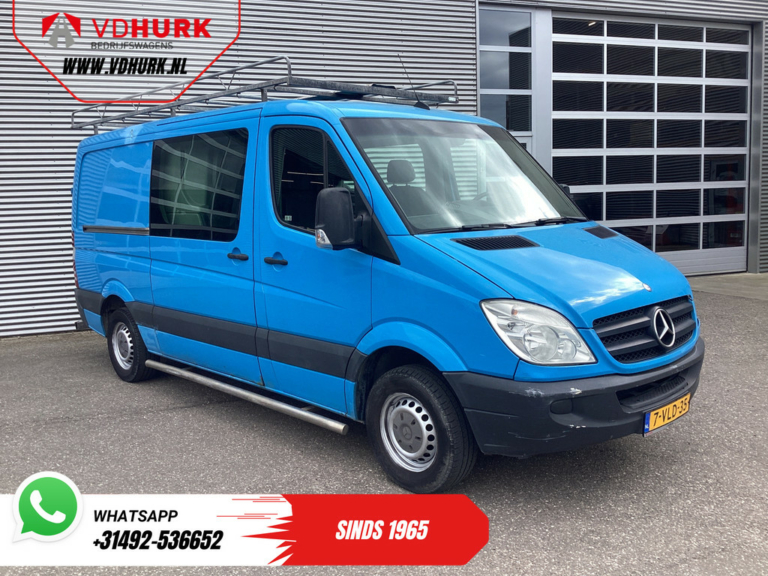 Mercedes-Benz Sprinter Van 313 2.2 CDI Aut. L2 DC Double Cab EXPORT ONLY Airco/ 2.8t Trekverm./ Imperiaal & Trap/ 7 Pers.