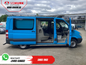 Mercedes-Benz Sprinter Bestelbus 313 2.2 CDI Aut. L2 DC Dubbel Cabine EXPORT ONLY Airco/ 2.8t Trekverm./ Imperiaal & Trap/ 7 Pers.