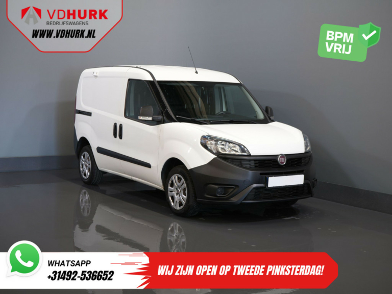 Вантажний фургон Fiat Dobló 1.3 MJ BPM БЕЗКОШТОВНО! 7x Stock NL Автомобіль / Airco / Bluetooth / Панелі