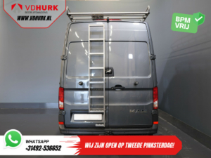 MAN TGE Bestelbus 35 2.0 180 pk DSG Aut. L3H3 BPM VRIJ! Inrichting/ Imperiaal + Ladder/ Tachograaf/ Navi/ Gev.stoel/ CarPlay/ Camera/ PDC/ Cruise/