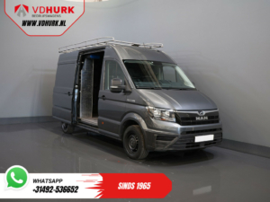 MAN TGE Van 35 2.0 180 hp DSG Aut. L3H3 BPM FREE! Roof rack+Ladder/ Carplay/ Gev.stoel/ Interior/ Camera/ PDC/ Cruise/ Towing hook/ Airco