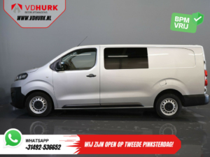 Citroën Jumpy Furgoneta 2.0 HDI 125 CV ¡BPM GRATIS! DC Doble Cabina Clima/ Carplay/ Cruise/ Navi/ Towbar/ PDC