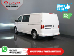 Volkswagen Transporter Furgoneta 2.0 TDI 150 CV Aut. L2 DC Doble Cabina ¡BPM GRATIS! Ready2Go 2xPuerta corredera/ Adapt Cruise/ LED/ Calefacción de pie/ Calefacción de asiento/ Carplay/ Ca