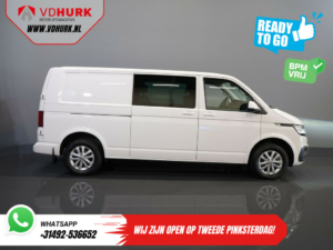 Volkswagen Transporter Furgoneta 2.0 TDI 150 CV Aut. L2 DC Doble Cabina ¡BPM GRATIS! Ready2Go 2xPuerta corredera/ Adapt Cruise/ LED/ Calefacción de pie/ Calefacción de asiento/ Carplay/ Ca