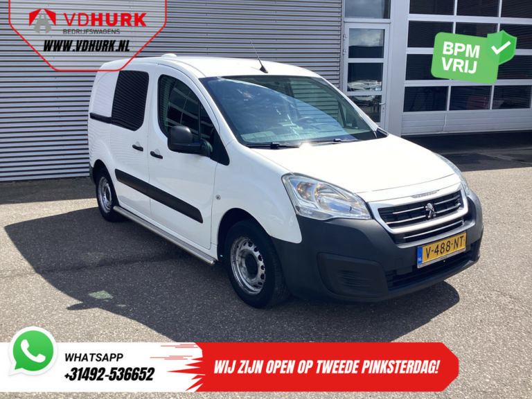 Peugeot Partner Bestelbus 1.6 HDI 120 pk Aut. EXPORT ONLY EUR6/ Camera/ Cruise/ Airco/ Trekhaak