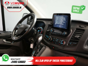Ford Transit Custom Bestelbus 320 2.0 TDCI 130 pk Aut. L2 Trend BPM VRIJ! Dubbel Cabine DC Carplay/ Stoelverw./ PDC/ Cruise/ Trekhaak/ Airco