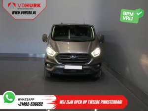 Ford Transit Custom Bestelbus 320 2.0 TDCI 130 pk Aut. L2 Trend BPM VRIJ! Dubbel Cabine DC Carplay/ Stoelverw./ PDC/ Cruise/ Trekhaak/ Airco