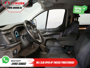 Ford Transit Custom Bestelbus 320 2.0 TDCI 130 pk Aut. L2 Trend BPM VRIJ! Dubbel Cabine DC Carplay/ Stoelverw./ PDC/ Cruise/ Trekhaak/ Airco