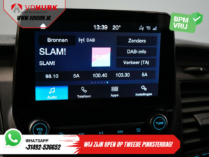 Ford Transit Custom Bestelbus 320 2.0 TDCI 130 pk Aut. L2 Trend BPM VRIJ! Dubbel Cabine DC Carplay/ Stoelverw./ PDC/ Cruise/ Trekhaak/ Airco