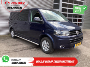 Volkswagen Transporter Van 2.0 TDI 140 hp DSG Aut. L2 DC Doppelkabine Fährt gut/ NL Auto/ Cruise/ Kamera/ PDC/ Anhängerkupplung