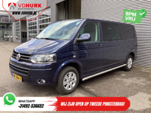 Volkswagen Transporter Van 2.0 TDI 140 hp DSG Aut. L2 DC Doppelkabine Fährt gut/ NL Auto/ Cruise/ Kamera/ PDC/ Anhängerkupplung