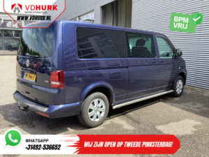 Volkswagen Transporter Van 2.0 TDI 140 hp DSG Aut. L2 DC Doppelkabine Fährt gut/ NL Auto/ Cruise/ Kamera/ PDC/ Anhängerkupplung