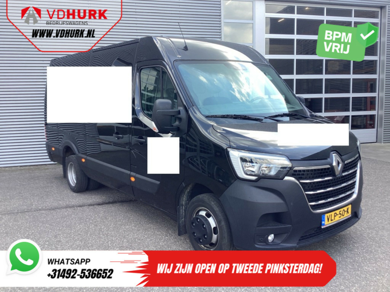 Renault Master Bestelbus 2.3 dCi 165pk L3H2 BPM VRIJ! Dubbel Lucht/ 3.5t Trekverm./ 270Gr.Deuren/ PDC/ Navi/ Camera/ PDC/ Cruise